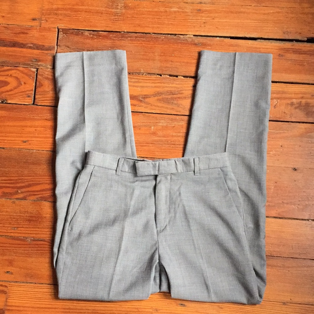Calvin Klein Boys 14R Grey Dress Pants